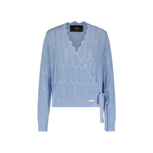 NWT Aleeza Paris Delilah Wrap Cardigan Size Large - Picture 1 of 3